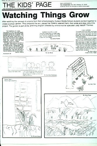 Garden-In-A-Day: Hudson Middle School, Hudson, NY